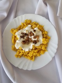 Tekvicové halušky s bryndzou